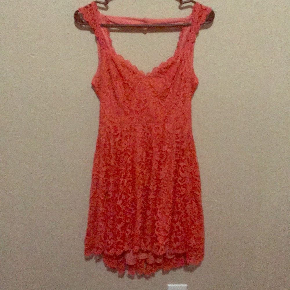 Medium Emmelee Salmon Strapless Dress